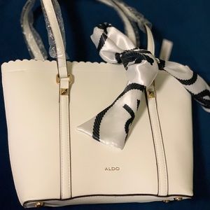 NWT White Aldo Purse